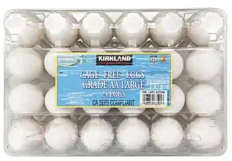 Kirkland Signature Extra Large White Eggs Cage Free Off