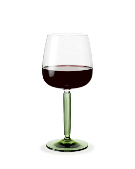 Kähler Hammershøi Red Wine Glass Copa De Vino Green 2 Pcs