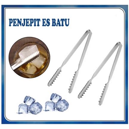 Jual Jepitan Es Batu Stainless Alat Capitan Jepitan Gorengan Kue