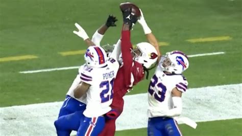 Deandre Hopkins Hail Mary Game Winning Td Vs Bills Video Youtube