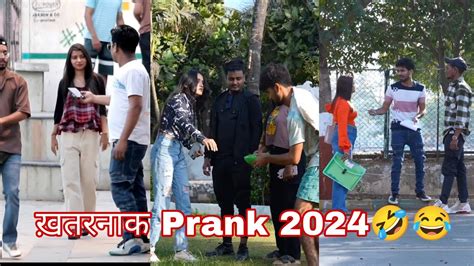 ख़तरनाक Pranks 2024🤣😂funny Prank Reels Viral Videos Br Prank Tv Bobby