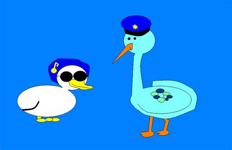 Blue Birds and Captain Ducky - Rhythm Heaven Fan Art (23516126) - Fanpop