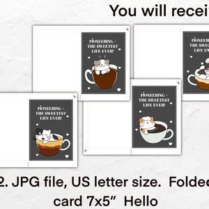 Jw Pioneer Card Pioneers Gift Encouraging Card Printable Etsy