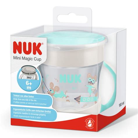 Nuk Trinklern Becher Evolution Mini Magic Cup Ml Mint