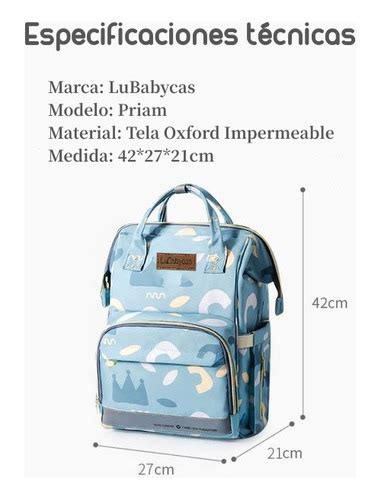 Ripley MOCHILA MATERNAL IMPERMEABLE CON USB LUBABYCAS GRIS