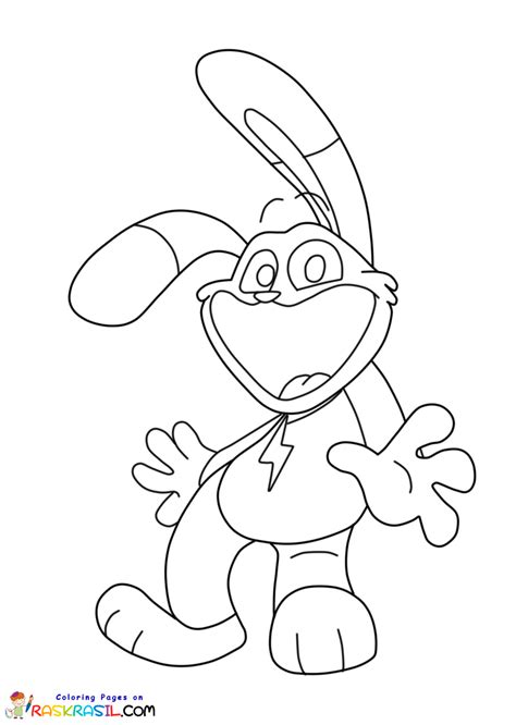 Smiling Critters Coloring Pages