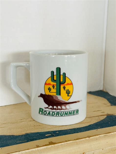 Vintage ROADRUNNER MUG Tea Cup Coffee ADVERTISEMENT Condor Systems