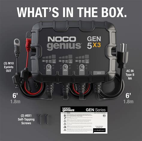 Buy NOCO Genius GEN5X3 3 Bank 15 5 Per Bank Fully Automatic