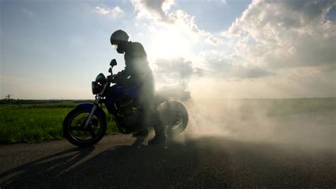 Motorcycle Tire Burnout, Stock Footage | VideoHive