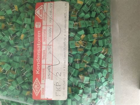 50 Pcs WIMA FKP2 1500pF 100V Polypropylene Film Capacitor FKP2 2 5