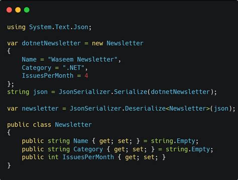 Episode 9 Play With JSON In NET Via System Text Json Library