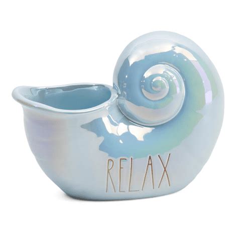 Rae Dunn Relax Lustrous Ceramic Shell Walmart