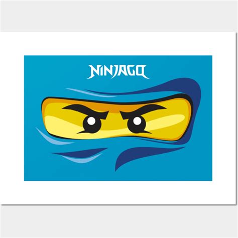 Ninjago Eyes Blue Ninja Jay Fanmade Fanart T Shirt Ninjago Posters