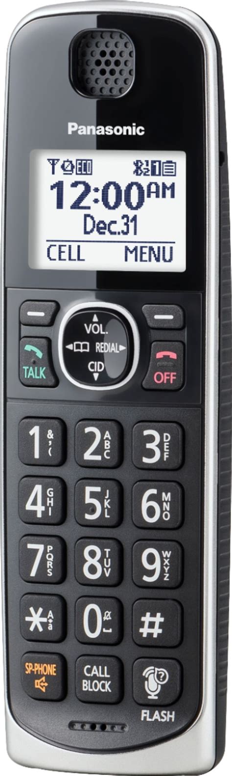 Best Buy Panasonic KX TGEA61B1 DECT 6 0 Cordless Expansion Handset