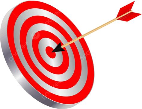 Hình ảnh Mũi Tên Vào Mục Tiêu Trò Chơi Minh Họa Bullseye Vẽ Bullseye