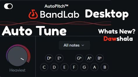 Auto Tune On Bandlab Desktop Version