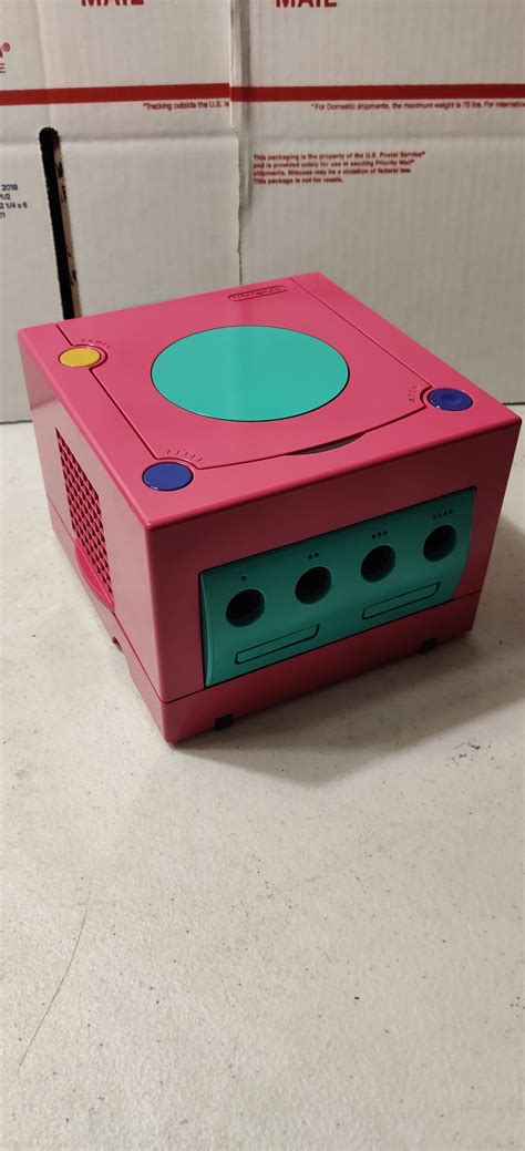 Nintendo Gamecube Console Pink And Teal Dol 001 Etsy