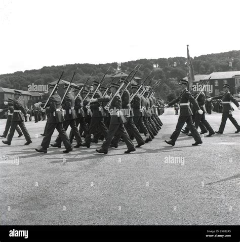 1964 Historical Marching Raf Halton Buckinghamshire England Uk