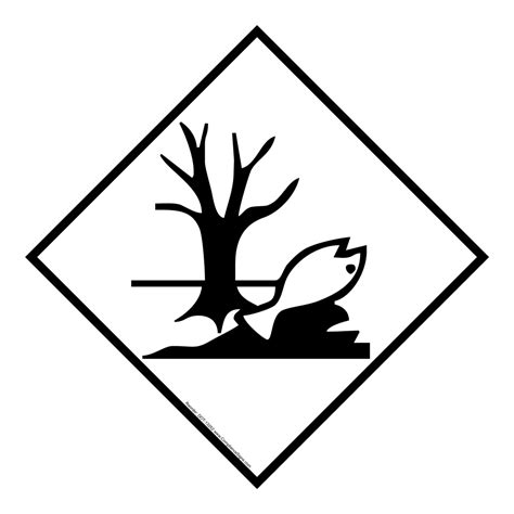 Dot Placard Or Label Marine Pollutants Graphic Hazmat Marking