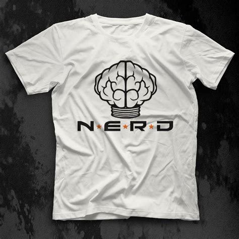 N E R D White Unisex T Shirt Tees