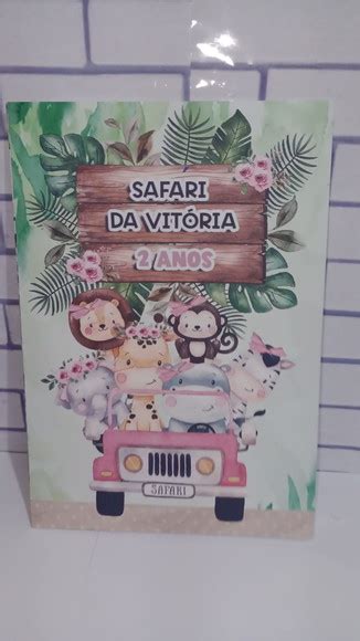 Livrinhos De Colorir Safari Baby Produtos Elo7