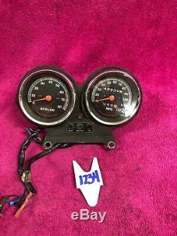 Harley Speedometer Tach Tachometer Dual Guage Mount Sportster Dyna