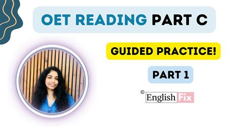 Guided OET Reading Part C Practice Part 1 YouTube