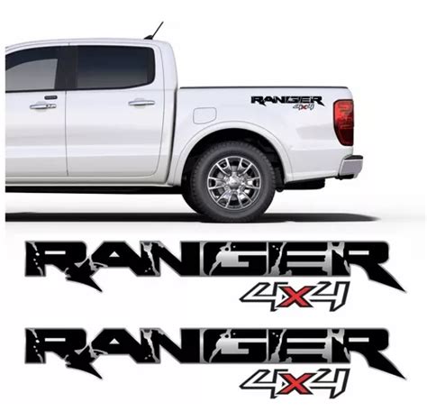 Par Adesivo Emblema Ranger 4x4 Clara Parcelamento Sem Juros