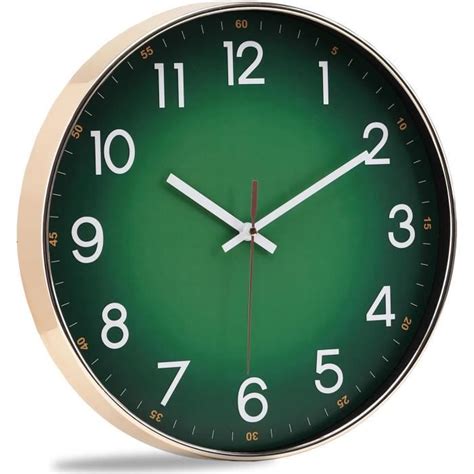 Horloge Murale Silencieuse Sans Tic Tac Moderne Ronde Petite Horloge