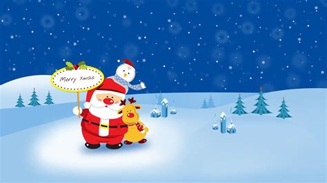 Christmas Cartoon Wallpapers - Top Free Christmas Cartoon Backgrounds ...