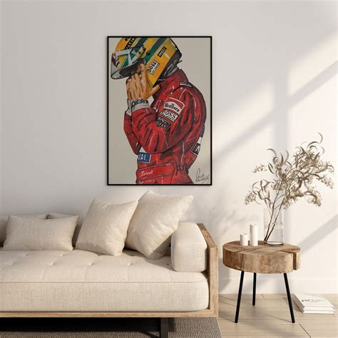 F Ayrton Senna Poster Ayrton Senna Print Formula Gift Ayrton Senna