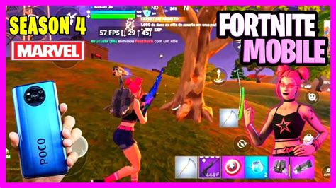 Fortnite Mobile Fps V Chapter Season Gameplay Android Poco