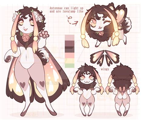 Bunny Moth - adopt CLOSED *AB REDUCTED* by Alroura on DeviantArt