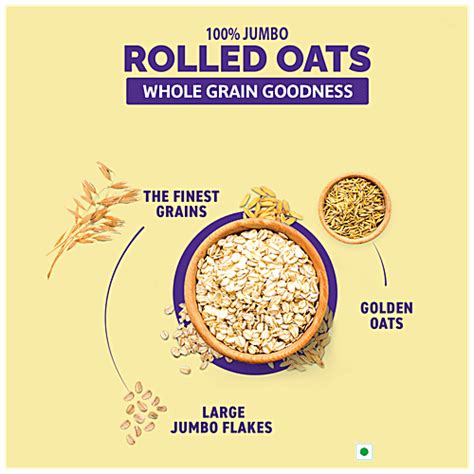 Buy Bagrrys Rolled Oats High Fibre Protein Rich Breakfast Cereal