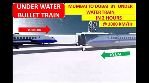 India Uae Under Water Train Project Ii Mumbai To Fujairah Port In