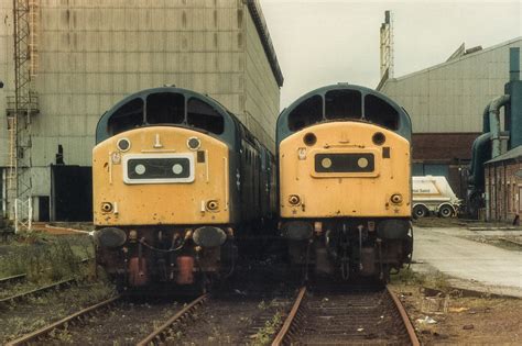 Scan 232 Class 40 S Crewe Works Withdrawn Class 40 S Await Flickr