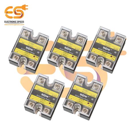 Buy SSR 25DA 3V 32V DC 25A Solid State Relay Pack Of 5pcs