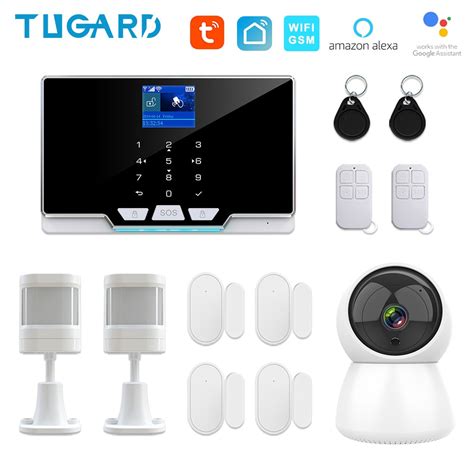 TUGARD G20 Tuya WIFI GSM 가정 경보망 433Mhz 무선 집 안전 도난 경보기 장비 1080P IP 감시