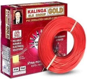 Kalinga Gold PVC 2 5 Sq Mm Red 90 M Wire Price In India Buy Kalinga