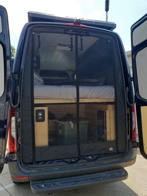 Mercedes Sprinter Insect Screens For Your Custom Van Conversion Roll Up No Drill Installation