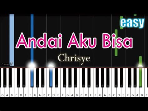 Chrisye Andai Aku Bisa EASY Piano Tutorial YouTube