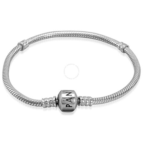 Pandora Moments Snake Chain Bracelet In Sterling Silver Size 19