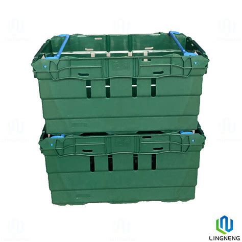 60l Industrial Plastic Storage Crates Plastic Moving Crates Turnover Crate Manufacturer