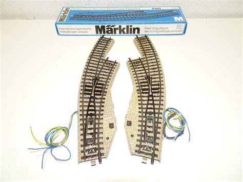 2 Märklin M Gleis Weichen Bogenweichen 5140 HO 5141 5142 B1 Kaufen