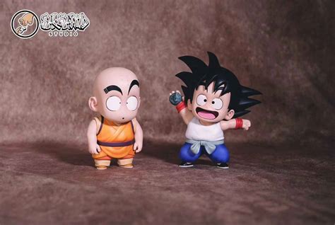 Showhand Studio Dragon Ball Kid Krillin and Kid Goku | Mirai Collectibles