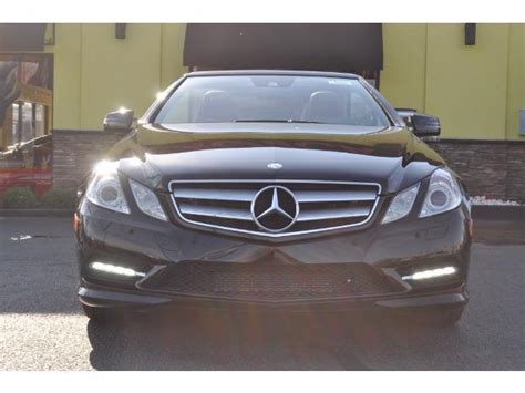 2013 Mercedes-Benz E550 Automatic 2-Door Convertible AMG PKG BLACK