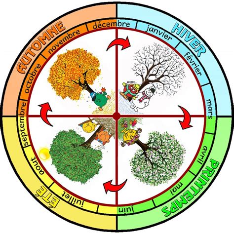 Le Cycle Des Saisons Les Saisons Ce Les Saisons Saisons Maternelles