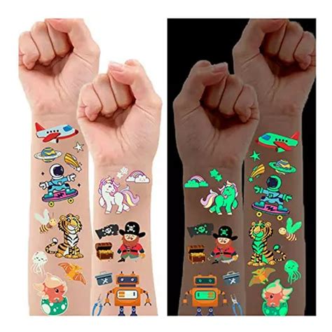 Tatuaje Temporale Partywind Tatuajes Temporales Luminoso Envío gratis