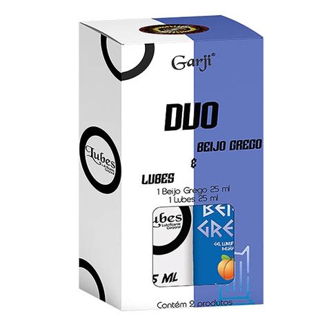 Duo Lubes e Beijo Grego 25ml Lubrificante Excitante Anal Beijável