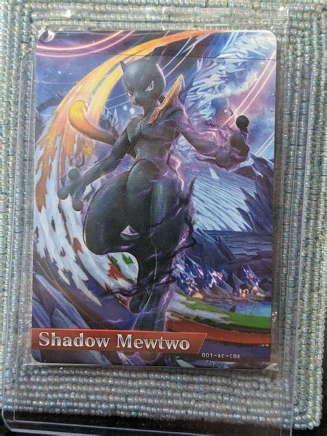 Shadow Mewtwo Amiibo Card Pokemon Pokken Tournament Sealed Mint 2016